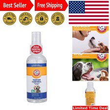 Dog Dental Spray - Natural Mint Breath Freshener, 4 Oz Tartar Control Solution