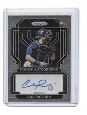 2022 Panini Prizm Rookie Auto Cal Raleigh Mariners