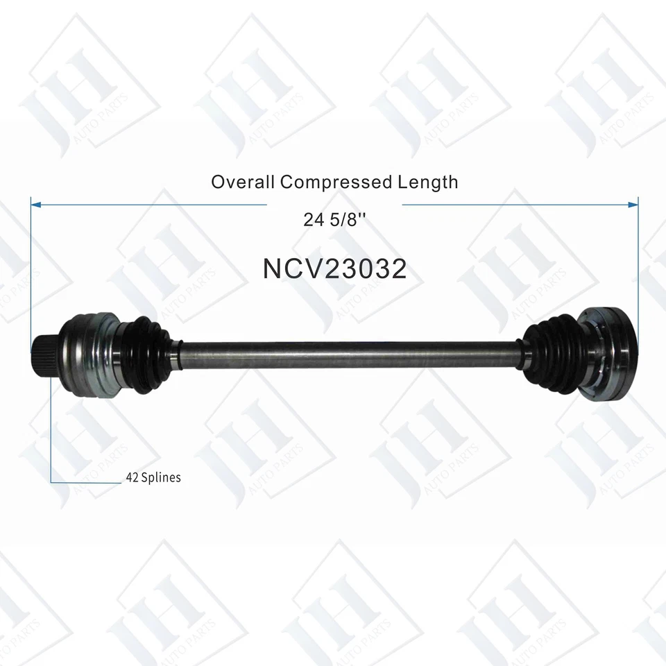 OE Rear Left or Right CV Axle Shaft for 2012-2017 Audi A5 Quattro allroad A4 AWD - Image 2 of 4