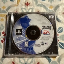 Triple Play 98 (Sony PlayStation 1) PS1 Disc & Case Untested & scratches on case
