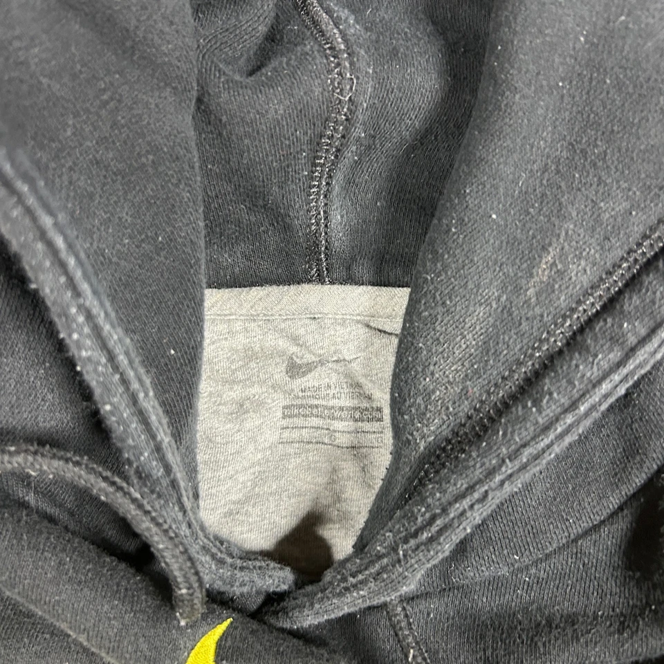 Nike Oregon Ducks Hoodie Sweatshirt Black Kids L Youth Center Check Collegiate - Image 4 of 4