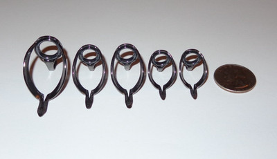 New Set of 5 Fuji ICHBSG HB Series SIC Fishing Boat Rod Casting Guides IC-HBSG