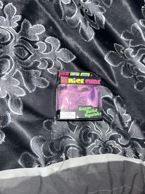 Nee Doh Nice Cube - Super Solid Squish! (Purple)-Brand New/Factory Sealed! Viral