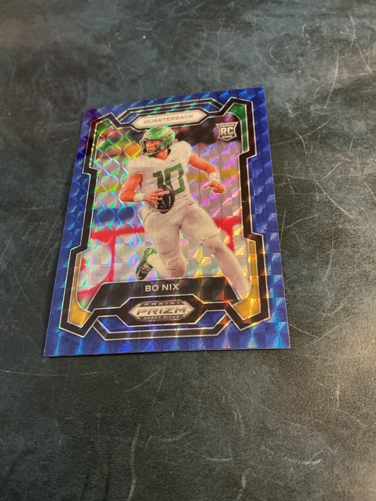 Bo Nix Blue Finite Prizm 2024 Prizm Draft 24/89