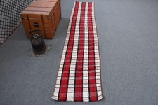 2x10,5 ft Vintage Rug, Kilim Rug, Red Floral ...