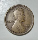 1922 D Lincoln Wheat Cent, Key Date, Circulated With VG Details, $34 Value
