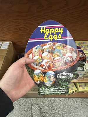 1980's  Vintage Egg sleeves  24  Decorative Egg Wraps Easter 