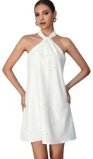 Women's Party Cocktail Short Dress Halterneck Dress