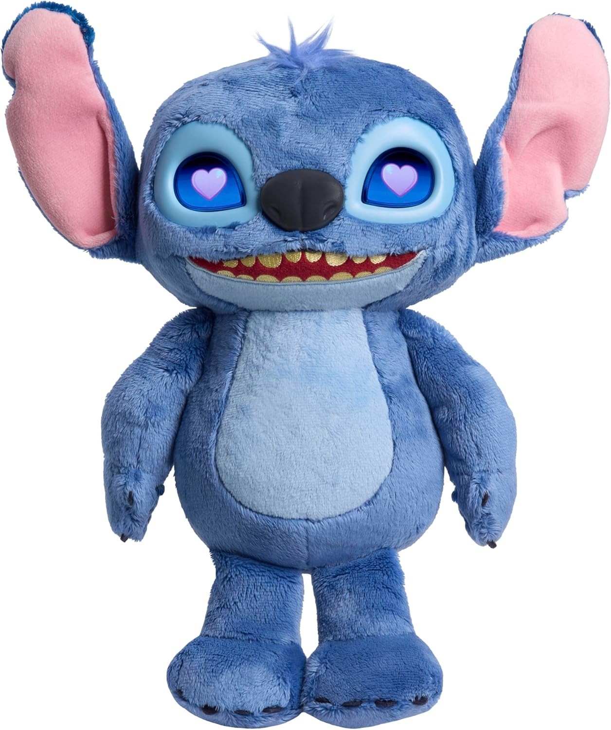 Disney Stitch Just Play Many Moods 14-inch Interactive Plush, 50+ Sounds &...