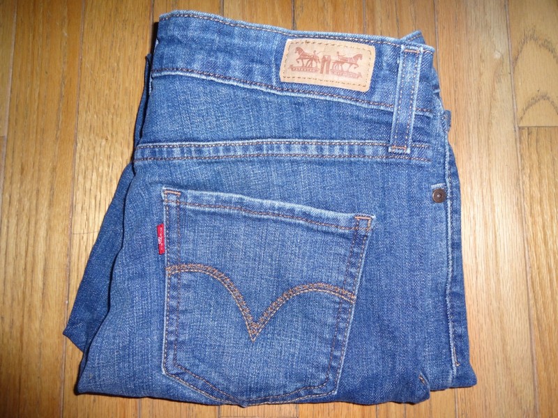 Levi's Mid-Rise Skinny Women's Blue Jeans 28 x 30 Blue Denim