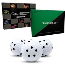 Square Golf Dotted Golfbälle 12er Pack Launch Monitor Simulator Tracking Bälle