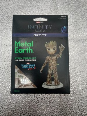 Fascinations Metal Earth Marvel Guardians of the Galaxy GROOT 3D Steel Model Kit