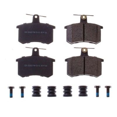 PowerStop Z17 Evolution Ceramic Brake Pads With Hardware