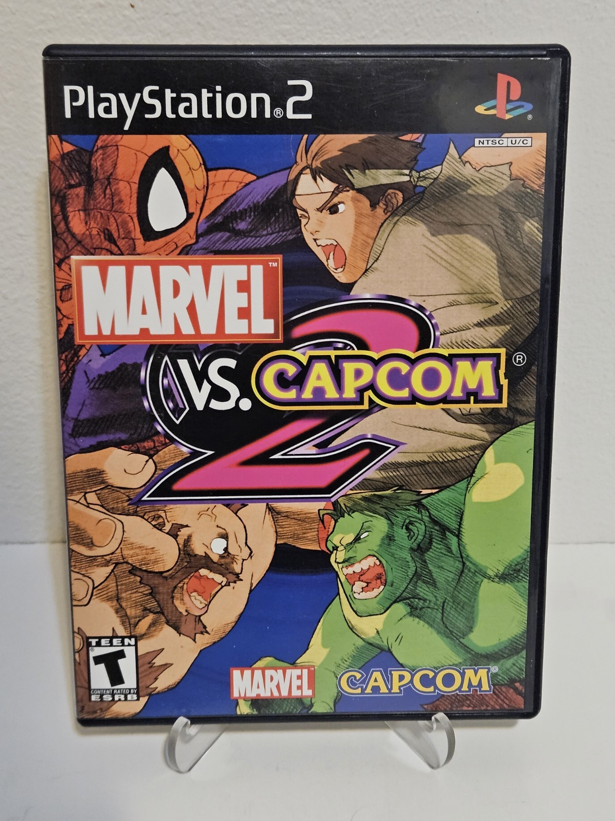 Marvel VS Capcom 2 PS2 Game 2002 Complete CIB  