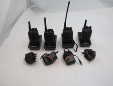 lot of 4 Tecnet  Maxon TP5000 TP5416 UHF 400-470MHz  VHF 16-Channel Two-Way Rad