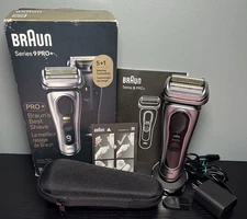 Braun Series 9 Pro+ 9517s Wet/Dry Electric Shaver w/ Stand Case Brush Manual