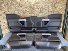 Ford F150 2015-2020 Door Panels Crew Cab Set King Ranch Leather Front Rear Oem Ford F150 2015-2020 Door Panels Crew Cab Set King Ranch Leather Front Rear Oem