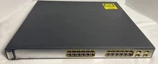 Cisco Catalyst (WS-C3750G-24PS-S) 24 Ports Rack Mountable Switch