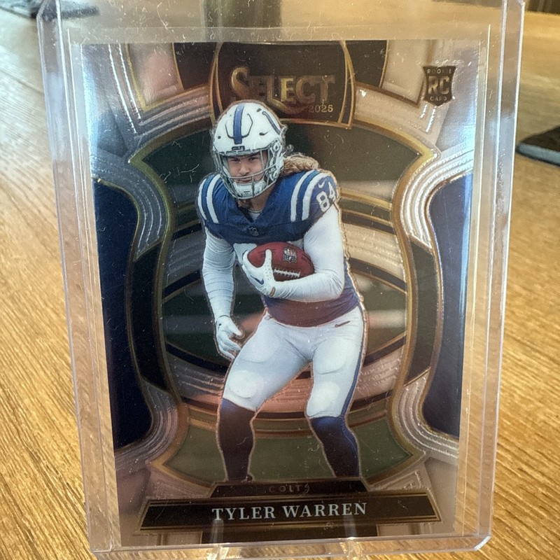 🔥2025 Panini Select Football Tyler Warren Rookie Silver #33 Colts
