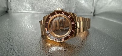 42mm Rose Gold Watch Case & Bezel Fit NH35 NH3.8 NH36 SKX SK SRPD