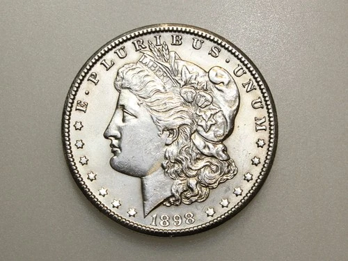 1898-O $1 MORGAN SILVER ONE DOLLAR CH/GEM BU