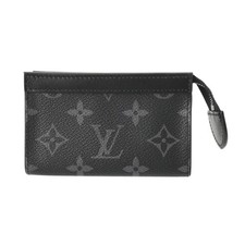 LOUIS VUITTON Pochette Cl  Voyage M82276 Monogram Eclipse Monogram canvas B...