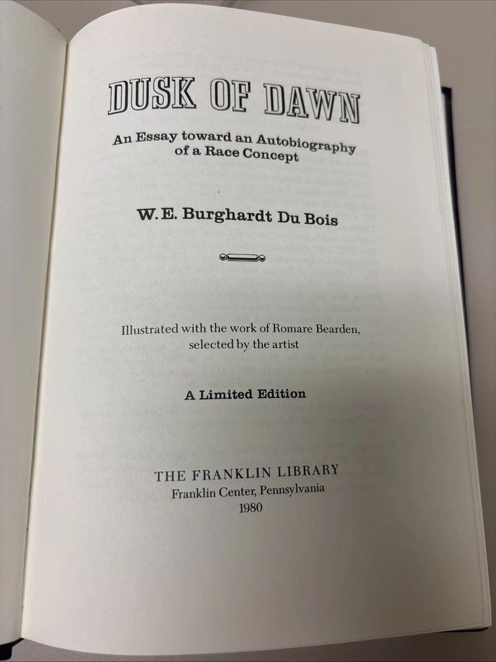 Rare DUSK OF DAWN Hard Cover Franklin Library LIMITED ED leather Foto 4 de 4