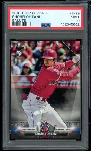 Shohei Ohtani Rookie Card 2018 Topps Update Salute #S-39 PSA 9