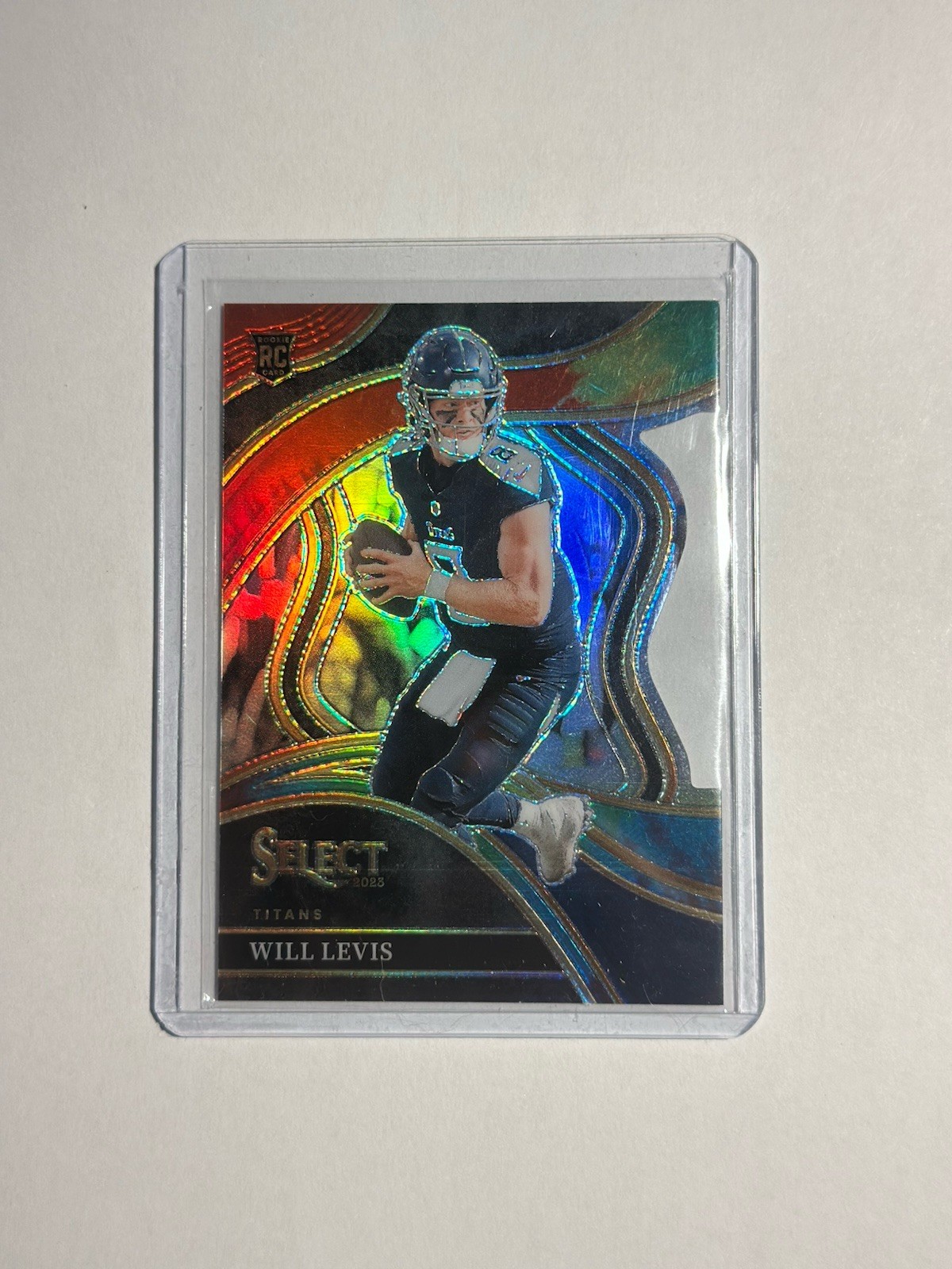 2023 Panini Select - Will Levis RC #206 Club Level Tie Dye /25 (Number Match)