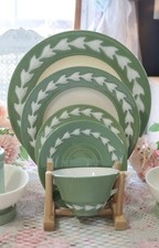 Lenox Beltane Green 5 Peice Dinner Set -RARE-