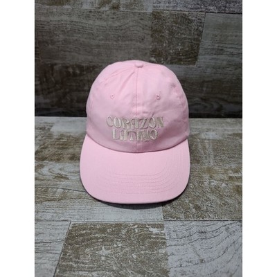 Latino Heritage Month ''Corazon Latino'' Light Pink Baseball Hat Adjustable Back