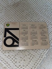 1971 BP Oil Company Vintage Print Ad Calendar