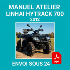 Manuel Atelier Linhai Hytrack 700 2012 Revue Technique Moto Français RMT CD PDF