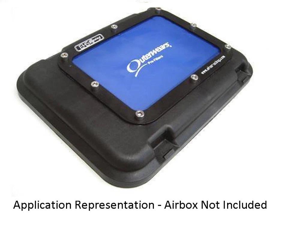 Outerwears Airbox Cover-Blue for 2004-2006 Kawasaki KFX400 ATV - Image 2 of 3