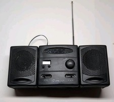 Lifelong Portable AM/FM Radio with Twin Speakers and Handle   UNTESTED