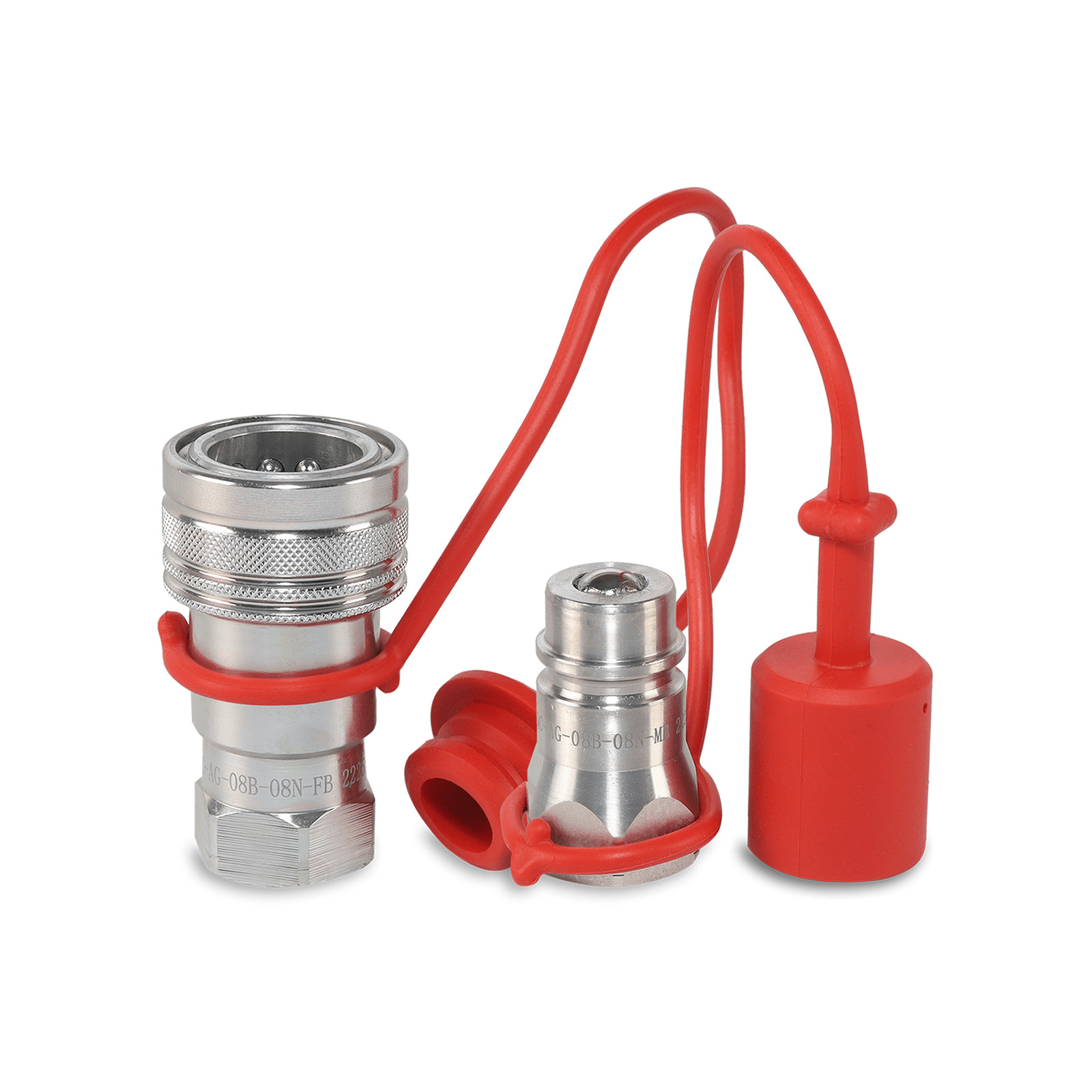 1/2″ AG Hydraulic Quick Couplers Set - 1/2″ NPT Thread