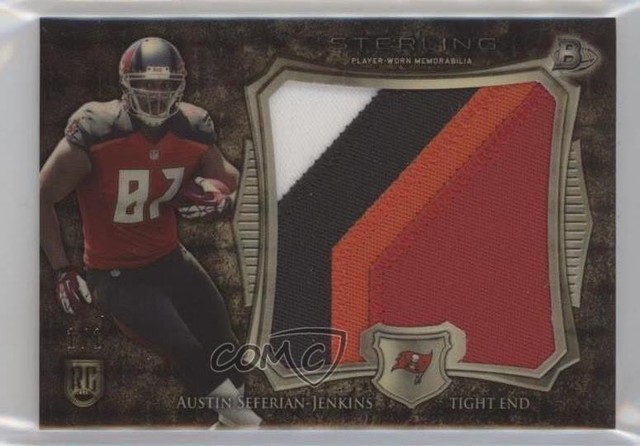 2014 Bowman Sterling Superfractor 1/1 Austin Seferian-Jenkins Jumbo Patch RC 5o1