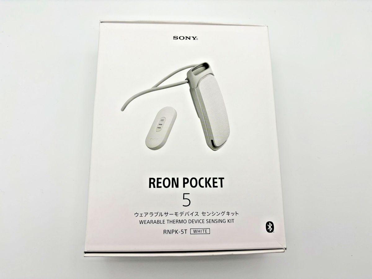 SONY REON POCKET 5 RNPK-5T ホワイト Sony Reon Pocket 5 RNPK-5T 2024 Model Wearable Thermo Device