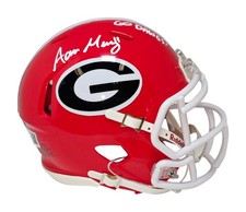 Aaron Murray Autographed Georgia Bulldogs Speed Mini Helmet w/ Go Dawgs BAS COA