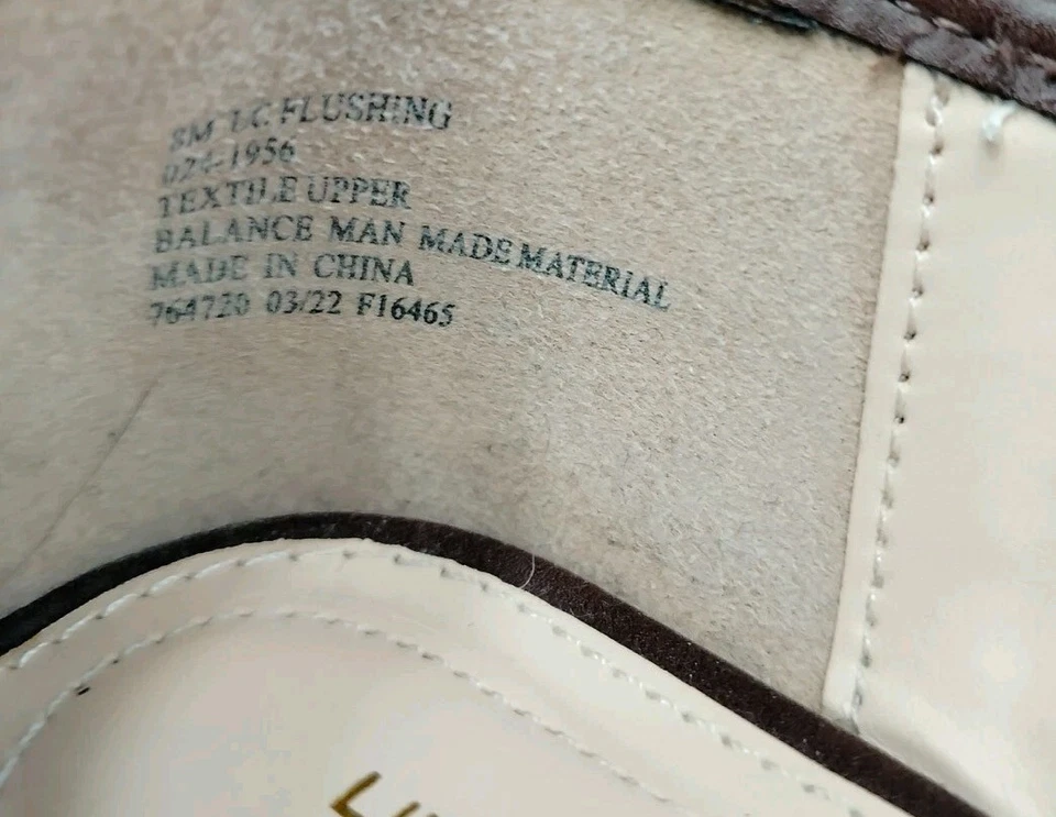 Liz Claiborne женщин балет плоский туфли квадратный носок памяти пены бордовый размер 8 М - Изображение 3 из 4