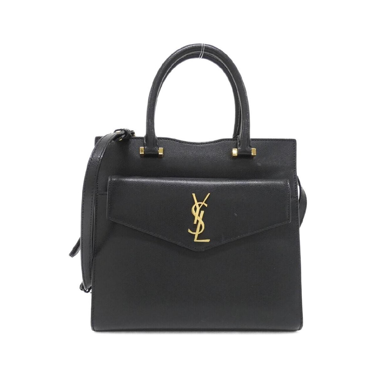 Borsa Yves Saint Laurent 634730 1KA0J in pelle di vitello nera usata autentica