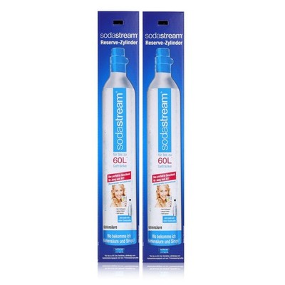 SodaStream Reserve-Zylinder Kohlensäure, Ersatzpatrone (2er Pack)