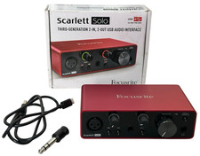 Focusrite Scarlett Solo 3rd Gen USB Audio Int...