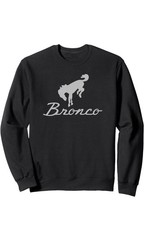 Ford Bronco black sweatshirt Crew Neck Unisex  EXTRA LARGE white logo