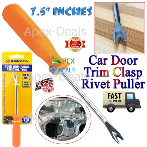 7.5" in Tack Lifter Nail Stud Pry Bar Lift Clip Car Door Trim Panel Removal Tool