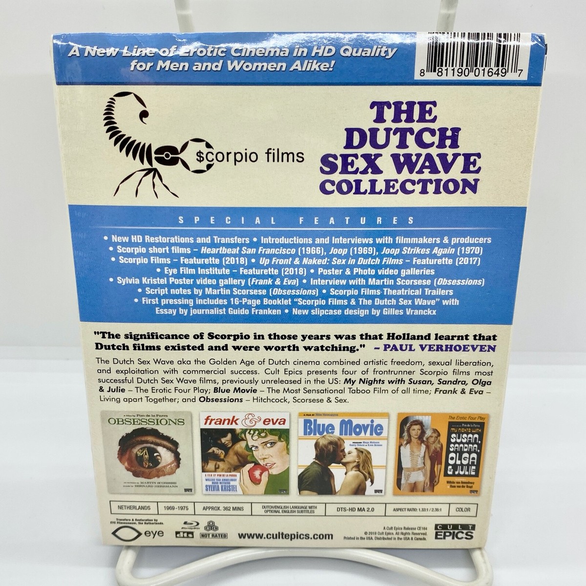 THE DUTCH SEX WAVE COLLECTION (外国映画、輸入盤) Scorpio Films: The Dutch Sex Wave Collection (Blu-ray) 1969
