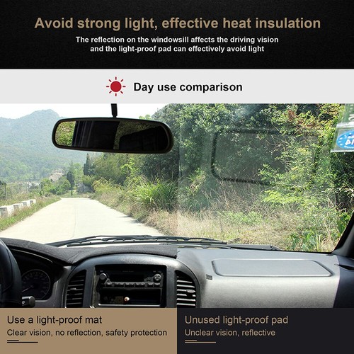 RHD BLACK DASH MAT ANTI-SLIP DASHMAT For Toyota Corolla 2019-21 Car Accessories - Picture 8 of 10