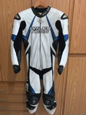 Tuta Moto Intera Arlen Ness Bianco Blu taglia XL