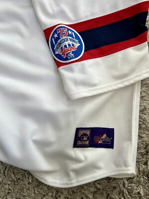 White SOX coopertown 75 Years Comiskey Park Majestic Throwback