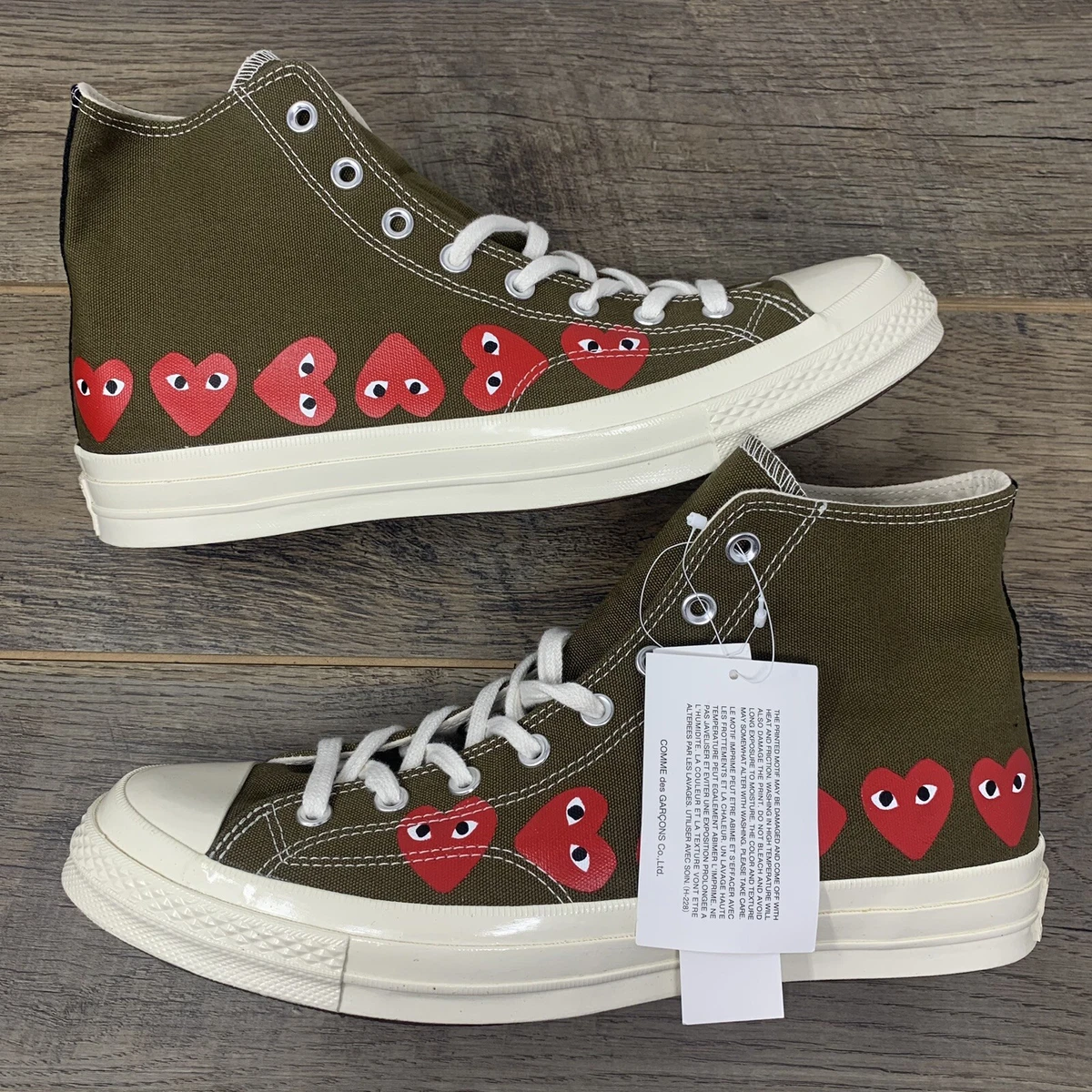 Comme de hotsell garcons converse green